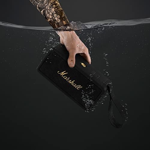 Marshall Middleton Portable Bluetooth Speaker with 20+ Hours of Portable Playtime, 360° Sound, Dust & Waterproof (IP67) - Cream - Nalanda Enterprises