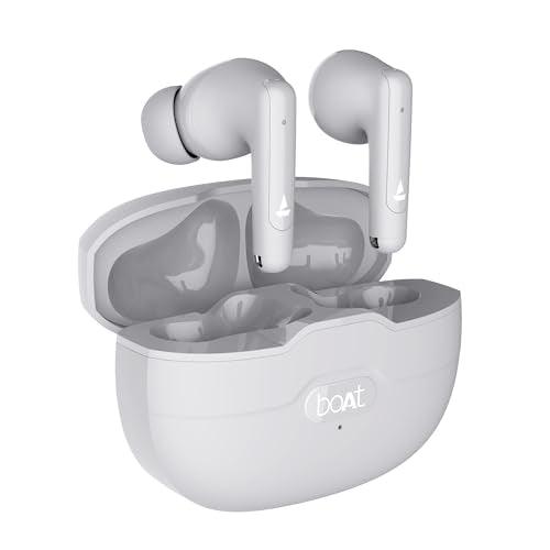 boAt Airdopes Unity ANC TWS in Ear Earbuds with Up to 50 Hours Total Playback, ANC Upto 32 dB, Dual Mics with ENx Tech, IPX5 Rating, IWP Tech and ASAP Charge(Black) - Nalanda Enterprises