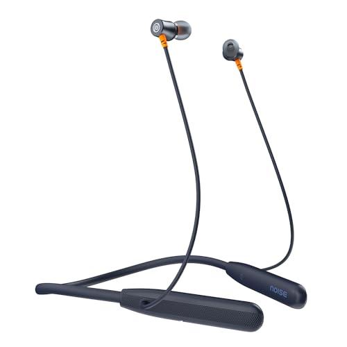 Noise Airwave Bluetooth in Ear Neckband with 50H of Playtime, 3 EQ Modes, ENC for Calling, Low Latency(Upto 50ms), 10mm Driver, BT v5.3(Jet Black) - Nalanda Enterprises