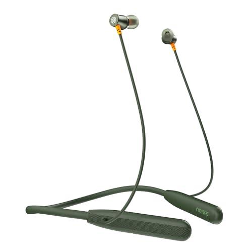 Noise Airwave Bluetooth in Ear Neckband with 50H of Playtime, 3 EQ Modes, ENC for Calling, Low Latency(Upto 50ms), 10mm Driver, BT v5.3(Jet Black) - Nalanda Enterprises