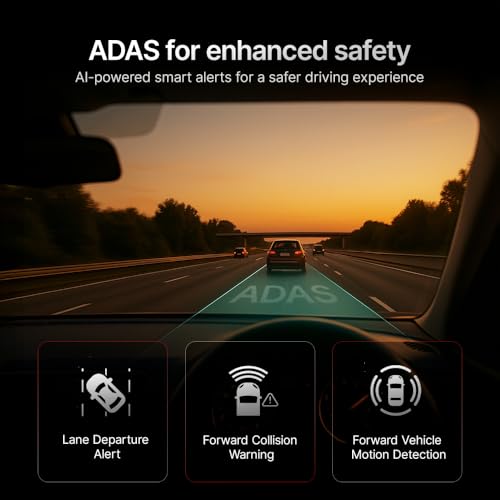 Qubo Car Dashcam Pro 4K | True 4K with Sony STARVIS IMX415 Sensor | Dual Channel | ADAS | NightPulse Vision | 8MP UHD+ Front (140°), 2MP FHD Rear | 2.8" LCD | Built-in GPS, Wi-Fi | Up to 1TB Storage|B0CYWN36YH