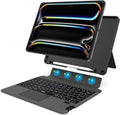 WIWU iPad Pro 11 inch Case with Keyboard(2022 4th-2018 1st), Smart Keyboard Folio Magnetic Detachable and Wireless Keyboard with Trackpad for Apple iPad Pro 11,Backlit