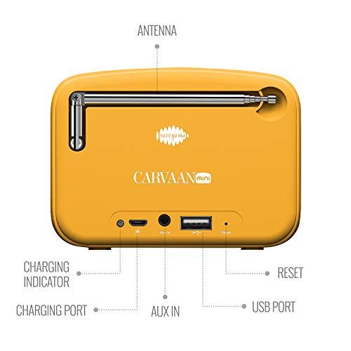 Saregama Carvaan Mini 2.0 Gurbani- Music Player with Bluetooth/FM/AM/AUX (Saffron Orange) - Nalanda Enterprises