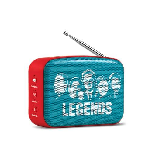 Saregama Carvaan Mini Hindi - Music Player with 401 Pre-Loaded Retro Songs, Bluetooth/FM/AM/AUX, Type-C Charger (Ocean Green) - Nalanda Enterprises