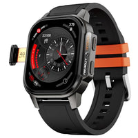 Fire-Boltt Snapp Smart Watch, Selfie Camera, 4G Nano-SIM Slot, 54.1mm AMOLED Display, Play Store- Unlimited apps, 1000mAh Battery, 2GB/4GB RAM + 16GB/64GB ROM (Archaic Black)|B0D6BWLMNZ