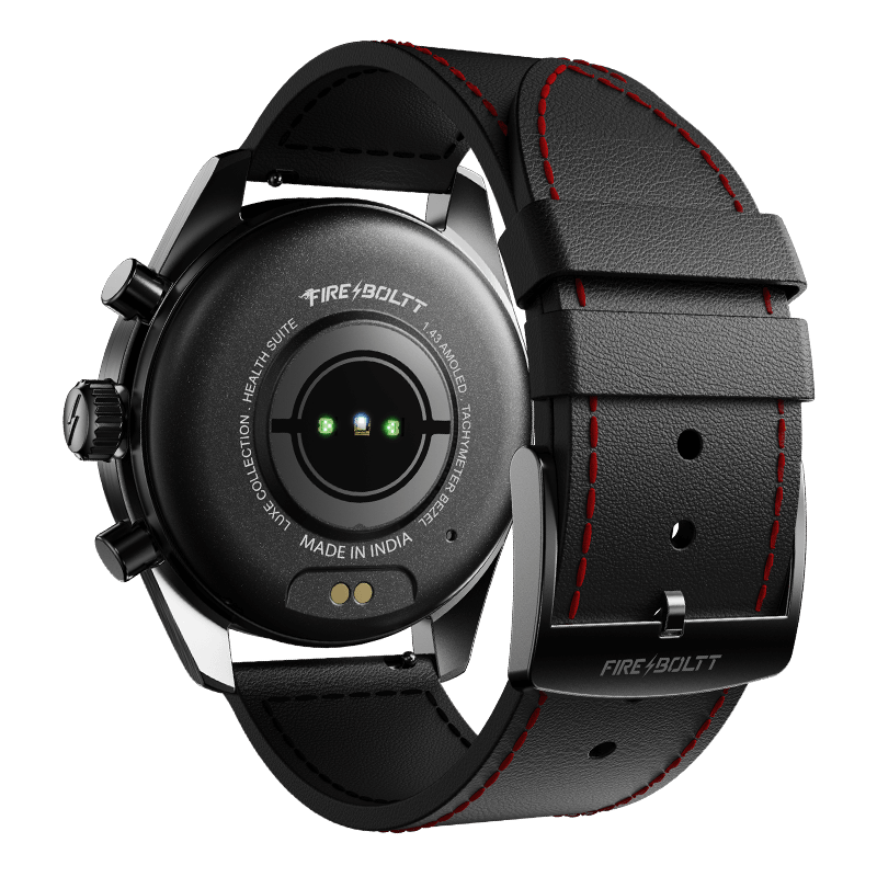 Fire-Boltt Diamond Luxury Stainless Steel Smart Watch with 1.43” AMOLED Screen, 466 * 466 px Resolution, 750 NITS Brightness, Bluetooth Calling, 300 Sports Mode, IP67 Rating - Nalanda Enterprises