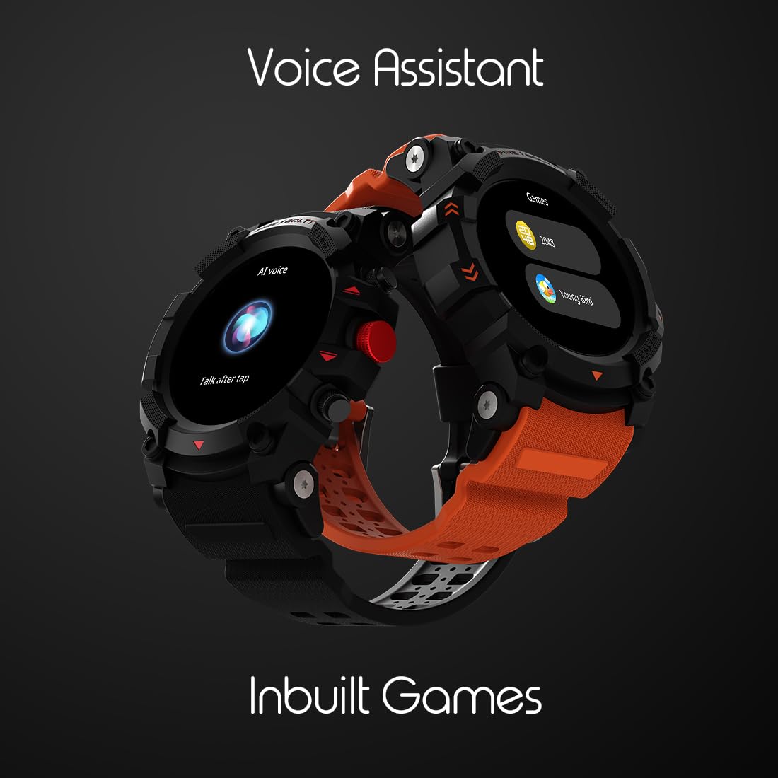 Fire-Boltt Expedition Smartwatch 1.39" Full Touch GPS Tracking Smart Watch Bluetooth Calling, 100+ Sports Modes, 360 * 360 Pixel High Resolution, Health Suite & Rugged Outdoor Built