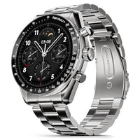 Fire-Boltt Moonwatch 36.3mm (1.43 inch) AMOLED Display, Wireless Charging, Metallic Frame, Stainless Steel Luxury Straps, Complete Health Suite, Bluetooth Calling, Sports Modes - Nalanda Enterprises