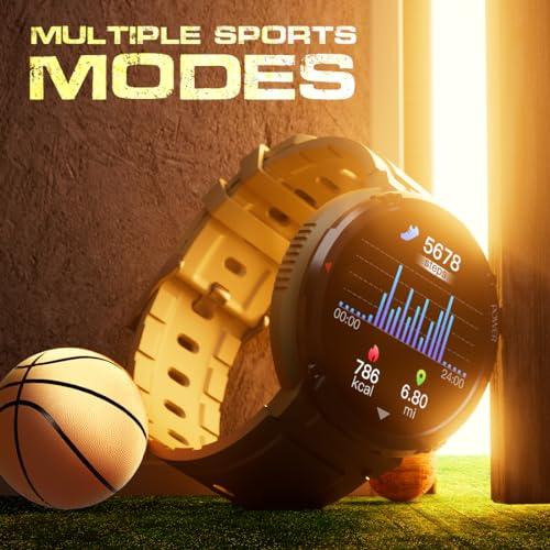 Fire-Boltt Armour, Sporty Rugged Outdoor Smart Watch with a 1.6" High-Resolution HD Display, Shockproof Metal Body, Bluetooth Calling 600 mAh Battery - Nalanda Enterprises
