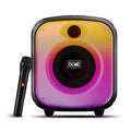 boAt PartyPal 63 Pro Bluetooth Speaker with 30 W Signature Sound, Karaoke with Mic, Customizable RGB LEDs, Wireless Mic, Upto 8 hrs Playback, BTv5.3, TWS Mode, Bass Boost, AUX & Port(Midnight Black)