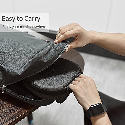 WIWU AirPods Max Case with Sleep Mode, Ethylene Vinyl Acetate Upgraded Smart Case for Headphones, Ultra-Slim Travel Carrying Case with Staying Power, Hard Shell Storage Bag (Gray) - Nalanda Enterprises