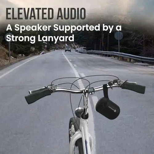 Portronics Soundpot 20W Wireless Bluetooth Portable Speaker with 360° immersive Sound, Upto 6 Hours Playtime, in Built Mic, TWS Mode, Easy Control, Strong Lanyard, Type C Fast Charging(Black) - Nalanda Enterprises