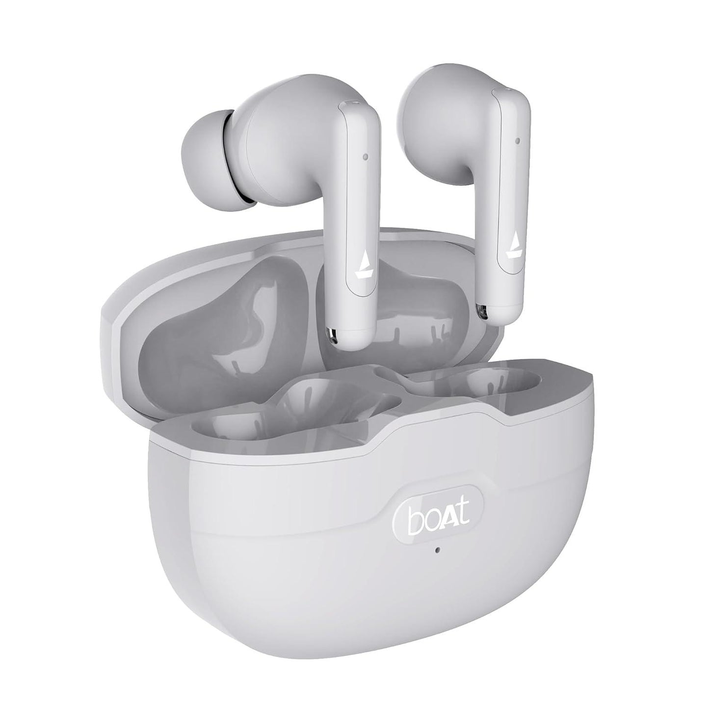 boAt Airdopes Unity ANC TWS in Ear Earbuds with Up to 50 Hours Total Playback, ANC Upto 32 dB, Dual Mics with ENx Tech, IPX5 Rating, IWP Tech and ASAP Charge(Black) - Nalanda Enterprises