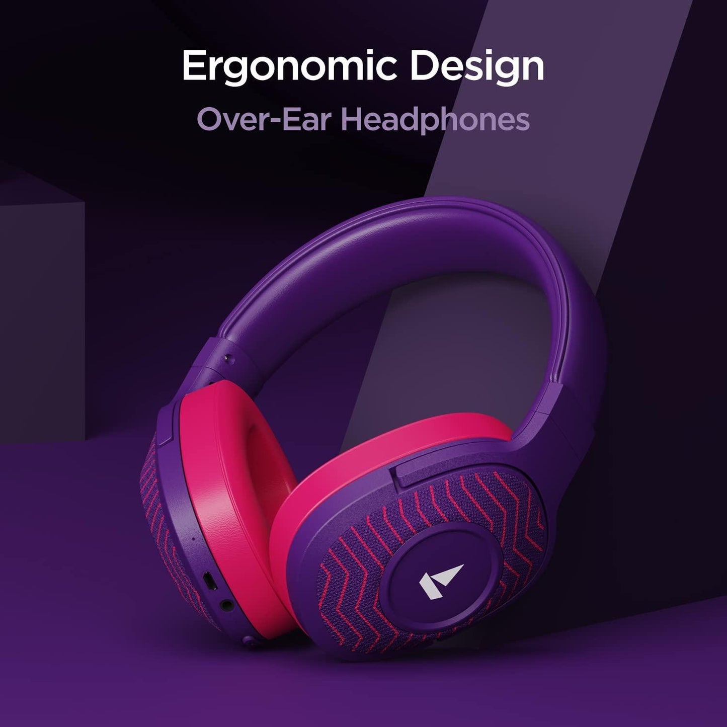 boAt Rockerz 551ANC Hybrid Active Noise Cancellation Headphones with Up to 100H Playtime, ASAP™ Charge, Ambient Sound Mode &Dual EQ Modes, ENx™ Technology(Stellar Black) - Nalanda Enterprises
