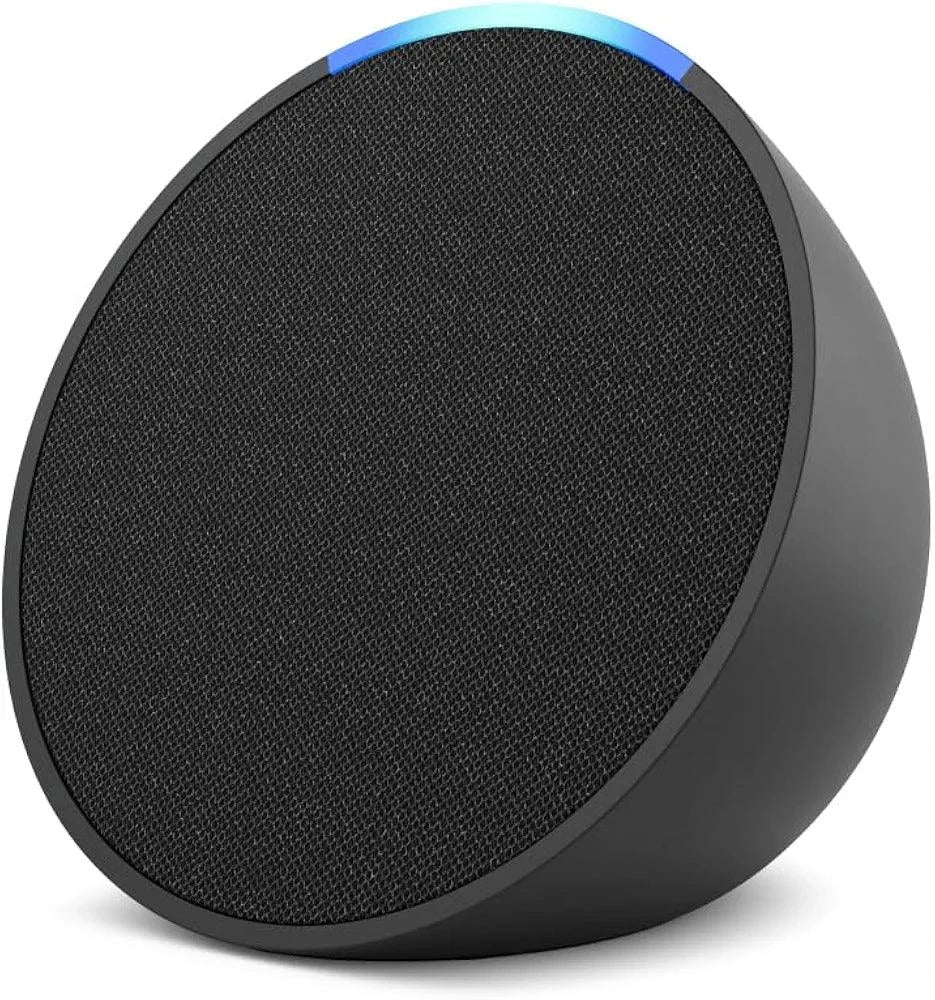 Amazon Echo Pop| Smart speaker with Alexa and Bluetooth| Loud sound, balanced bass, crisp vocals - Nalanda Enterprises
