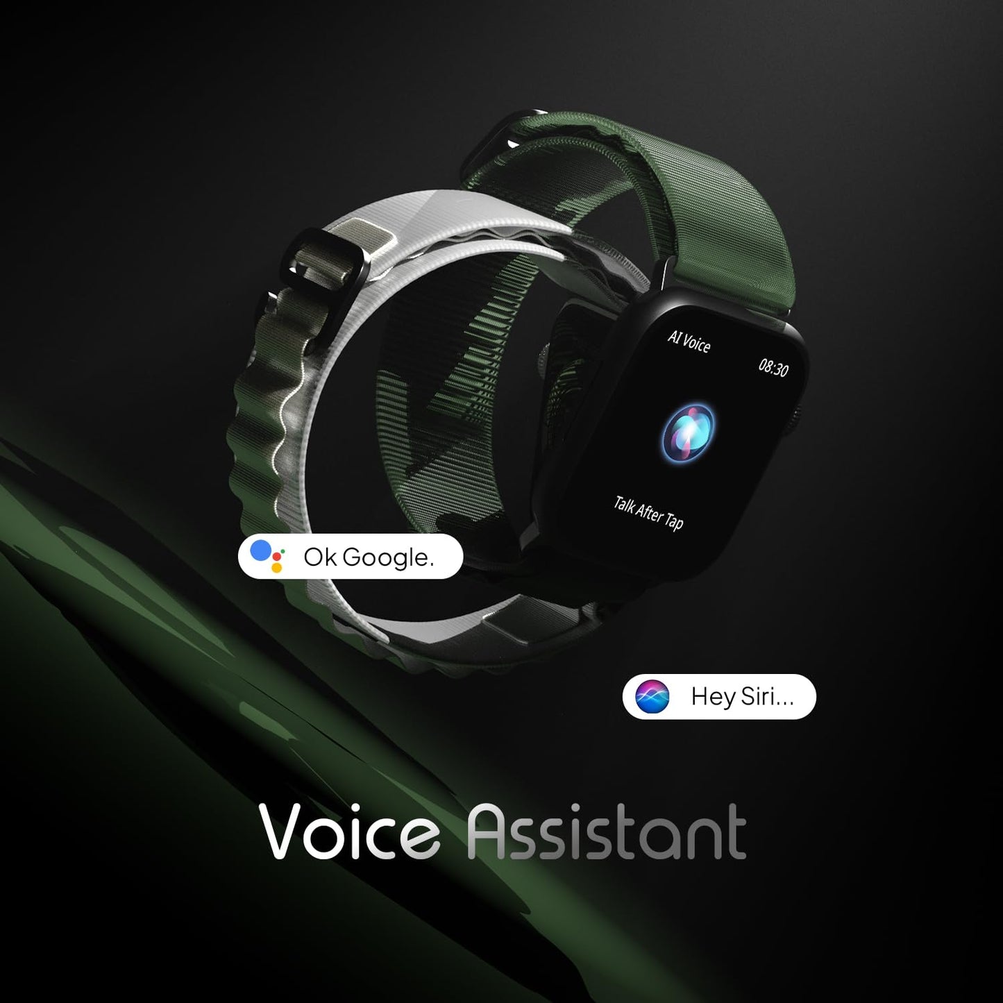 Boltt Newly Launched Vogue Large 2.05" Display Smart Watch, Always On Display, Wireless Charging, App Based GPS with Bluetooth Calling & 500+ Watch Faces (Loop Orange)