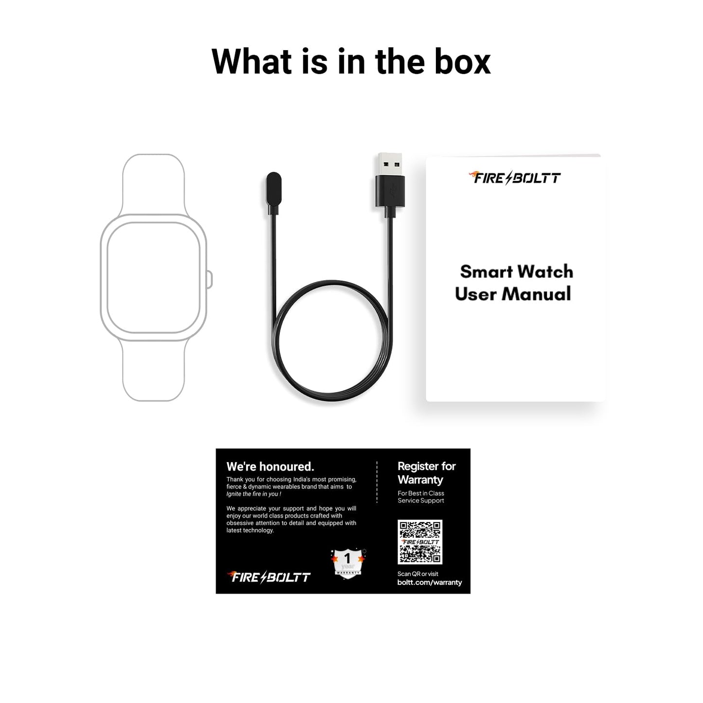 Fire-Boltt Collide 1.32" Display Smartwatch, Bluetooth Calling with Body Shielding Metal Paint, Single BT Connection, BT 2.0 Ultra Low Power Consumption, SpO2 (Silver Black)