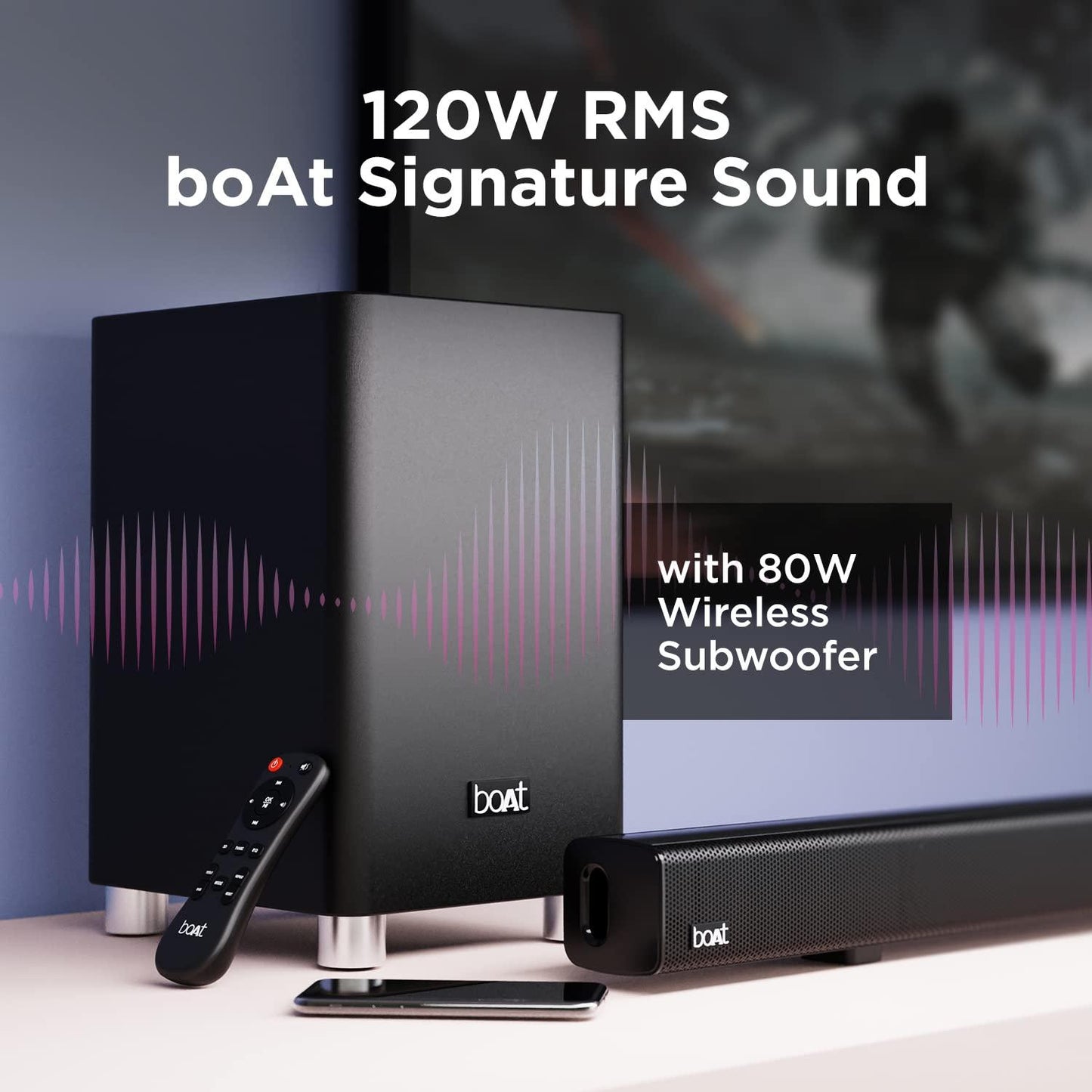 boAt AAVANTE Bar 3150D 260W - Nalanda Enterprises