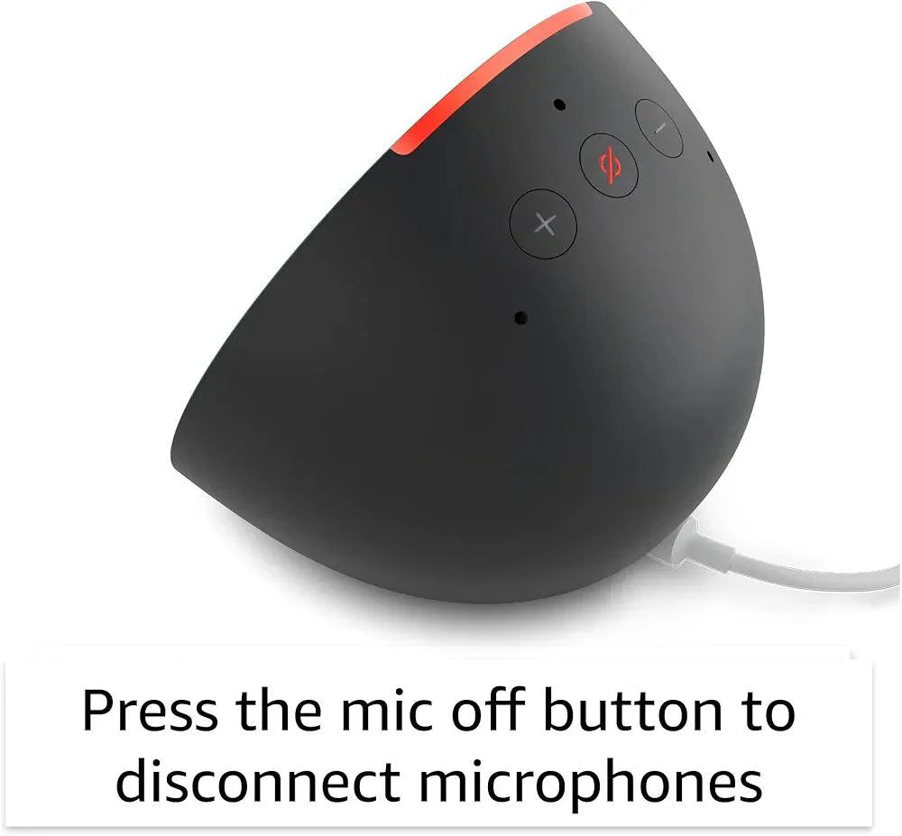 Amazon Echo Pop| Smart speaker with Alexa and Bluetooth| Loud sound, balanced bass, crisp vocals - Nalanda Enterprises