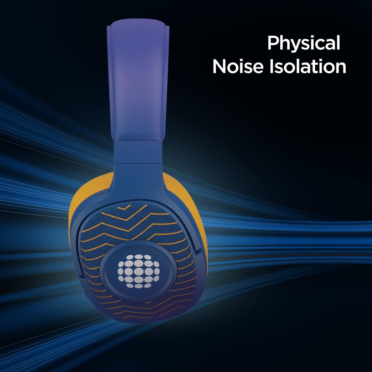 boAt Rockerz 551ANC Hybrid Active Noise Cancellation Headphones with Up to 100H Playtime, ASAP™ Charge, Ambient Sound Mode &Dual EQ Modes, ENx™ Technology(Stellar Black) - Nalanda Enterprises