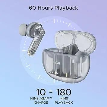 boAt Airdopes 191 ANC, 32dB ANC, Ambient Mode, 60HRS Battery, 4Mics ENx, in-Ear Detection, IWP Tech, Fast Charge, v5.3 Bluetooth Earbuds, TWS Ear Buds Wireless Earphones with mic - Nalanda Enterprises