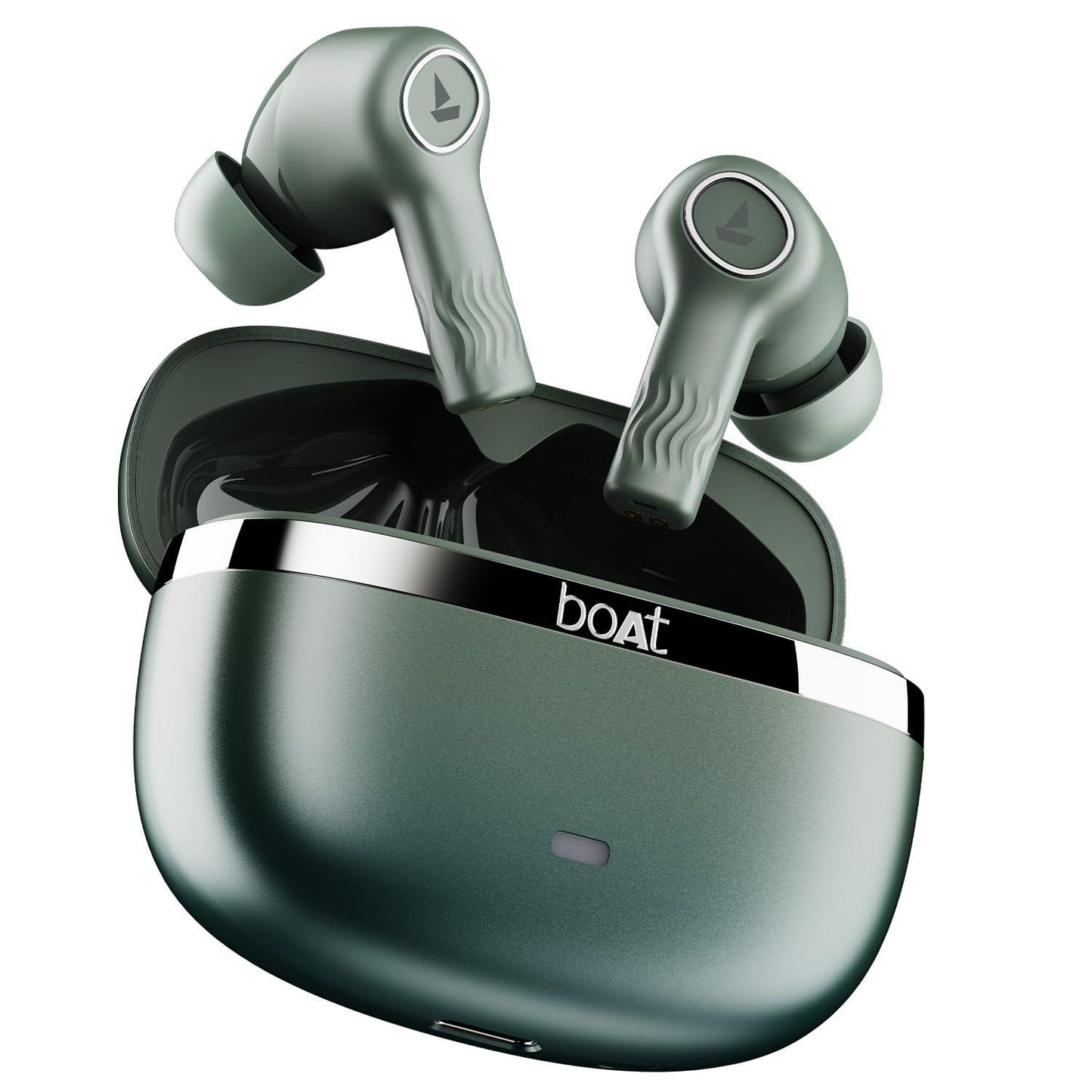 boAt Nirvana Ion ANC Pro Truly Wireless in Ear Ear Buds w/Hi-Res Audio w/LDAC, Upto 32 dB ANC, 120 Hrs Playback, Crystal Bionic Sound Powered by HiFi, ENx Tech, Hearables App(Blazing Comet) - Nalanda Enterprises