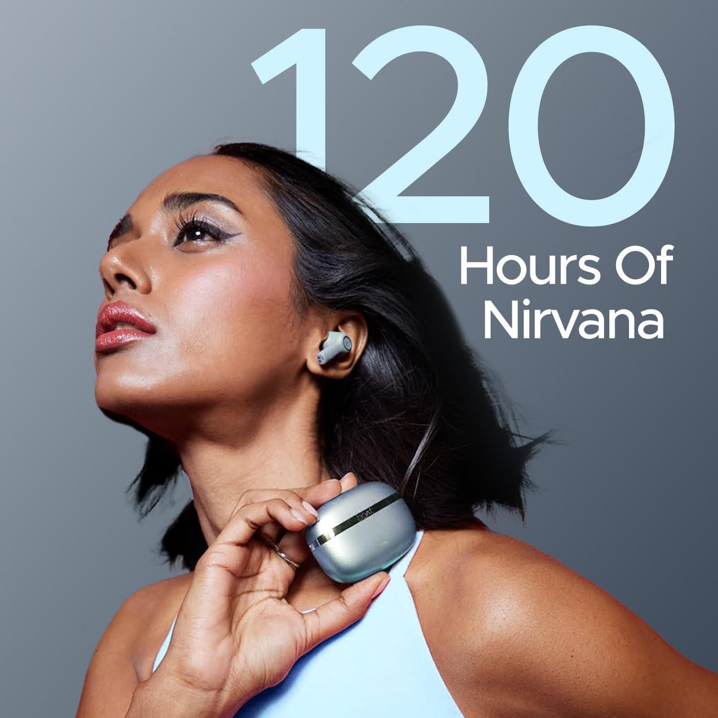 boAt Nirvana Ion ANC Pro Truly Wireless in Ear Ear Buds w/Hi-Res Audio w/LDAC, Upto 32 dB ANC, 120 Hrs Playback, Crystal Bionic Sound Powered by HiFi, ENx Tech, Hearables App(Blazing Comet) - Nalanda Enterprises
