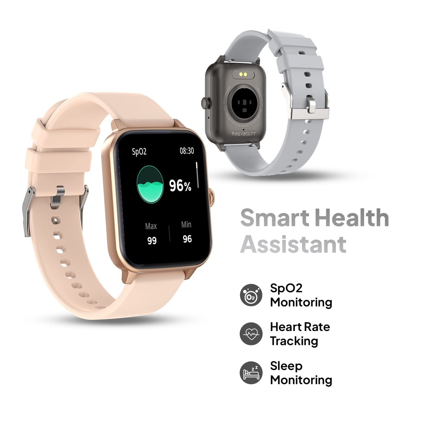 Fire-Boltt Falcon 1.83" Bluetooth Calling Smartwatch, 100+ Sports Modes, Built in Mic & Speaker, IP67 Rating Water Resistant