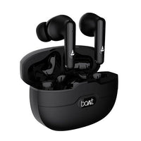 boAt Airdopes Unity ANC TWS in Ear Earbuds with Up to 50 Hours Total Playback, ANC Upto 32 dB, Dual Mics with ENx Tech, IPX5 Rating, IWP Tech and ASAP Charge(Black) - Nalanda Enterprises