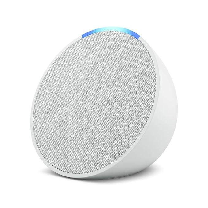 Amazon Echo Pop| Smart speaker with Alexa and Bluetooth| Loud sound, balanced bass, crisp vocals - Nalanda Enterprises