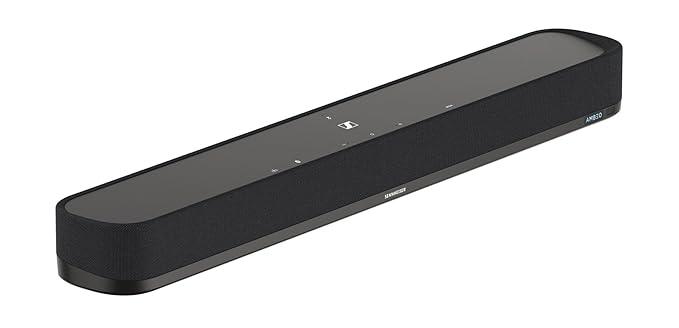 Sennheiser AMBEO Soundbar Mini- 250 Watts Immersive 3D Audio for TV, Movies & Music - Multiple Connectivity (Bluetooth, Wi-Fi), Alexa Built-in & Dolby Atmos, Designed in Germany, 2 Yr Warranty - Nalanda Enterprises
