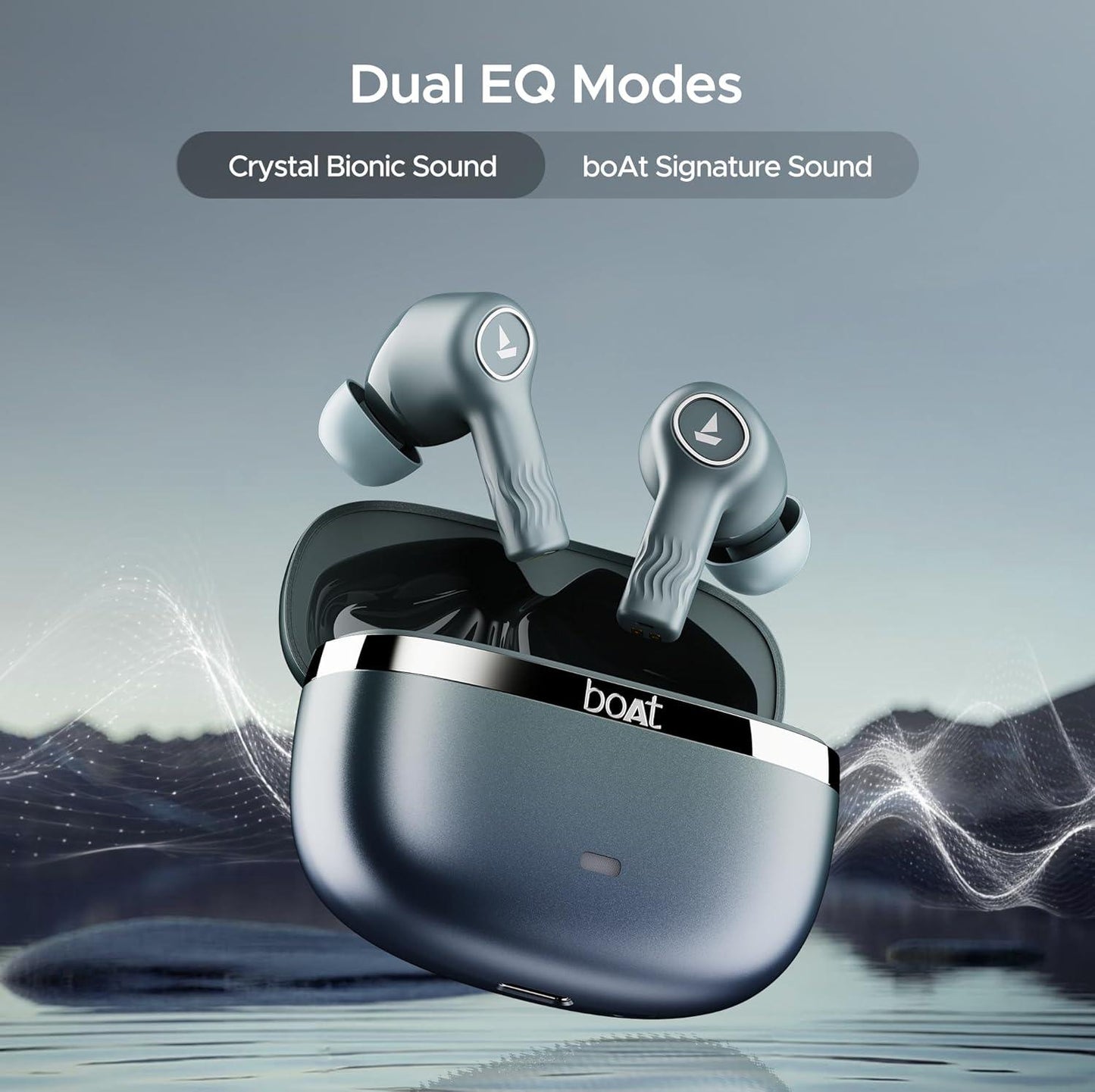 boAt Nirvana Ion ANC Pro Truly Wireless in Ear Ear Buds w/Hi-Res Audio w/LDAC, Upto 32 dB ANC, 120 Hrs Playback, Crystal Bionic Sound Powered by HiFi, ENx Tech, Hearables App(Blazing Comet) - Nalanda Enterprises