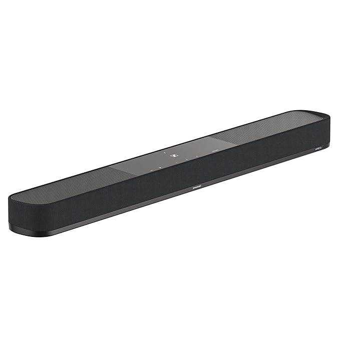 Sennheiser AMBEO Soundbar Plus - 400 Watts with Immersive 3D Surround Sound, Virtual 7.1.4 Speaker Setup, Built-in 4 Dual Subwoofers, Alexa Built-in and Dolby Atmos, 2 Years Warranty - Nalanda Enterprises
