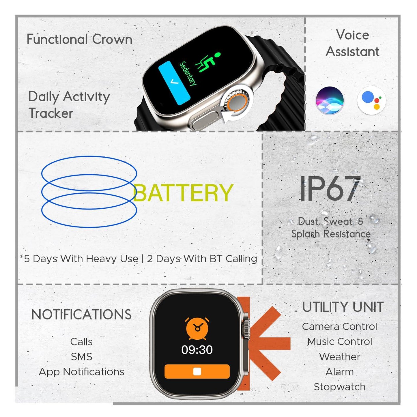 boAt Wave Glory Smart Watch - Nalanda Enterprises