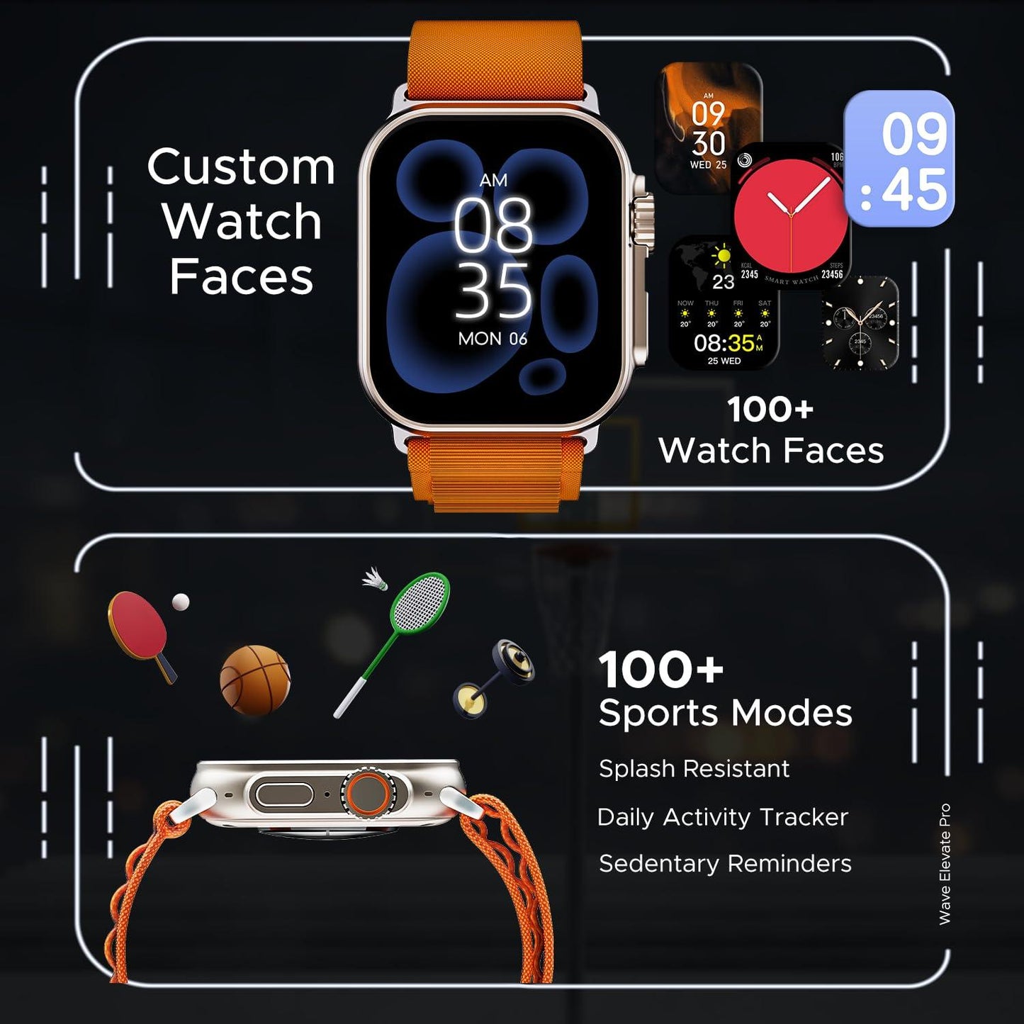 boAt Wave Glory Smart Watch - Nalanda Enterprises
