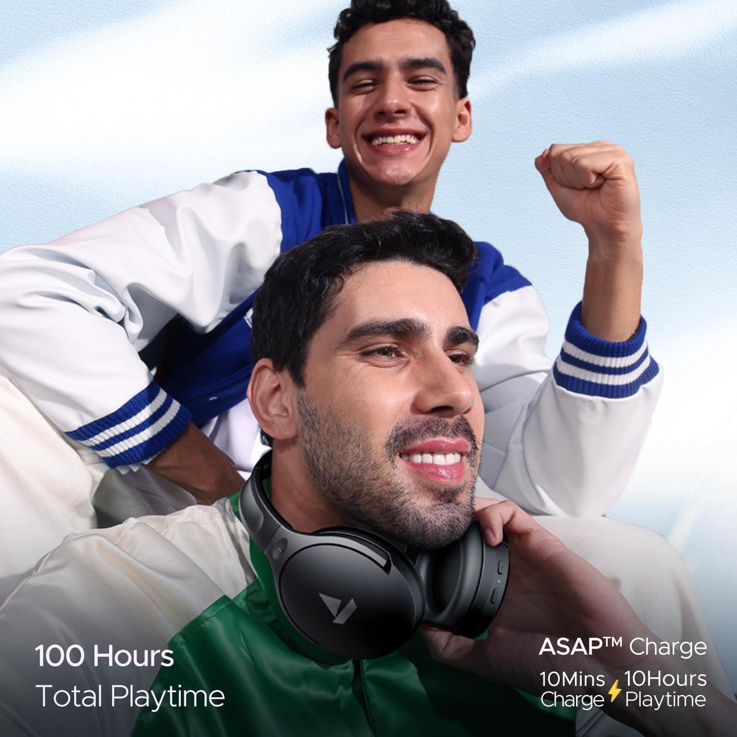 boAt Rockerz 551ANC Hybrid Active Noise Cancellation Headphones with Up to 100H Playtime, ASAP™ Charge, Ambient Sound Mode &Dual EQ Modes, ENx™ Technology(Stellar Black) - Nalanda Enterprises