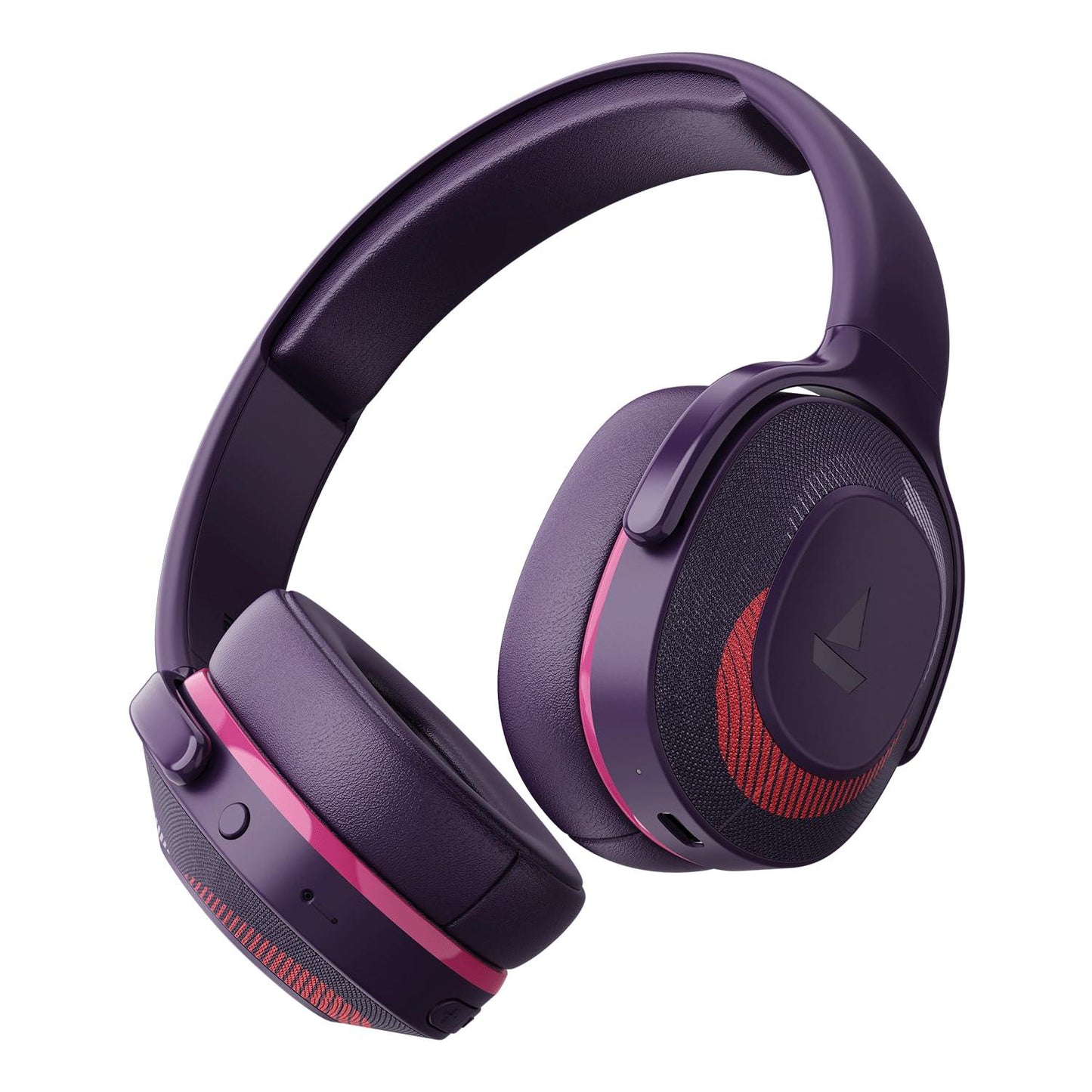 boAt Rockerz 425 Bluetooth Wireless Over Ear Headphones with Mic Signature Sound, Beast Mode for Gaming, Enx Tech, ASAP Charge, 25H Playtime, Bluetooth V5.2 (Active Black) - Nalanda Enterprises
