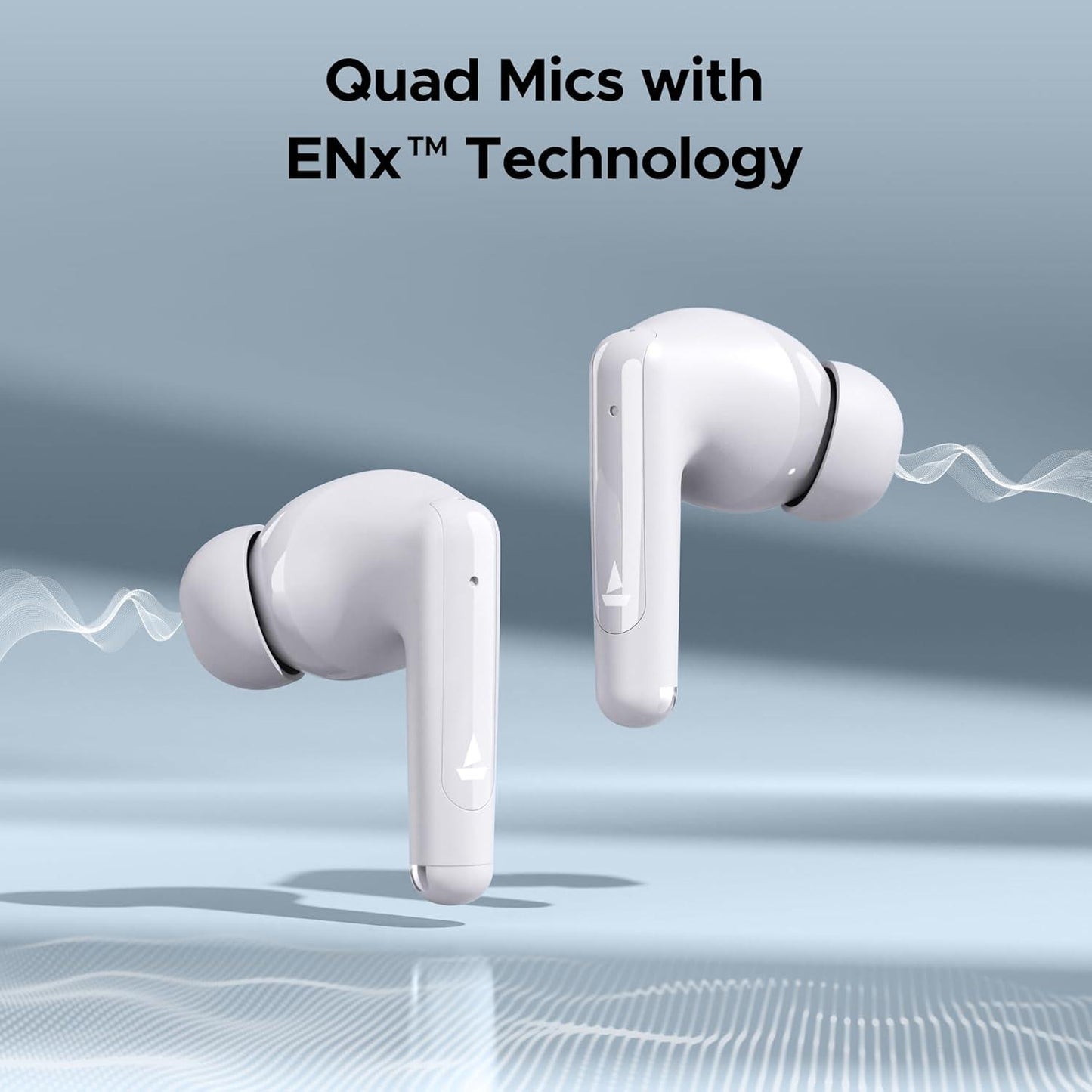 boAt Airdopes Unity ANC TWS in Ear Earbuds with Up to 50 Hours Total Playback, ANC Upto 32 dB, Dual Mics with ENx Tech, IPX5 Rating, IWP Tech and ASAP Charge(Black) - Nalanda Enterprises