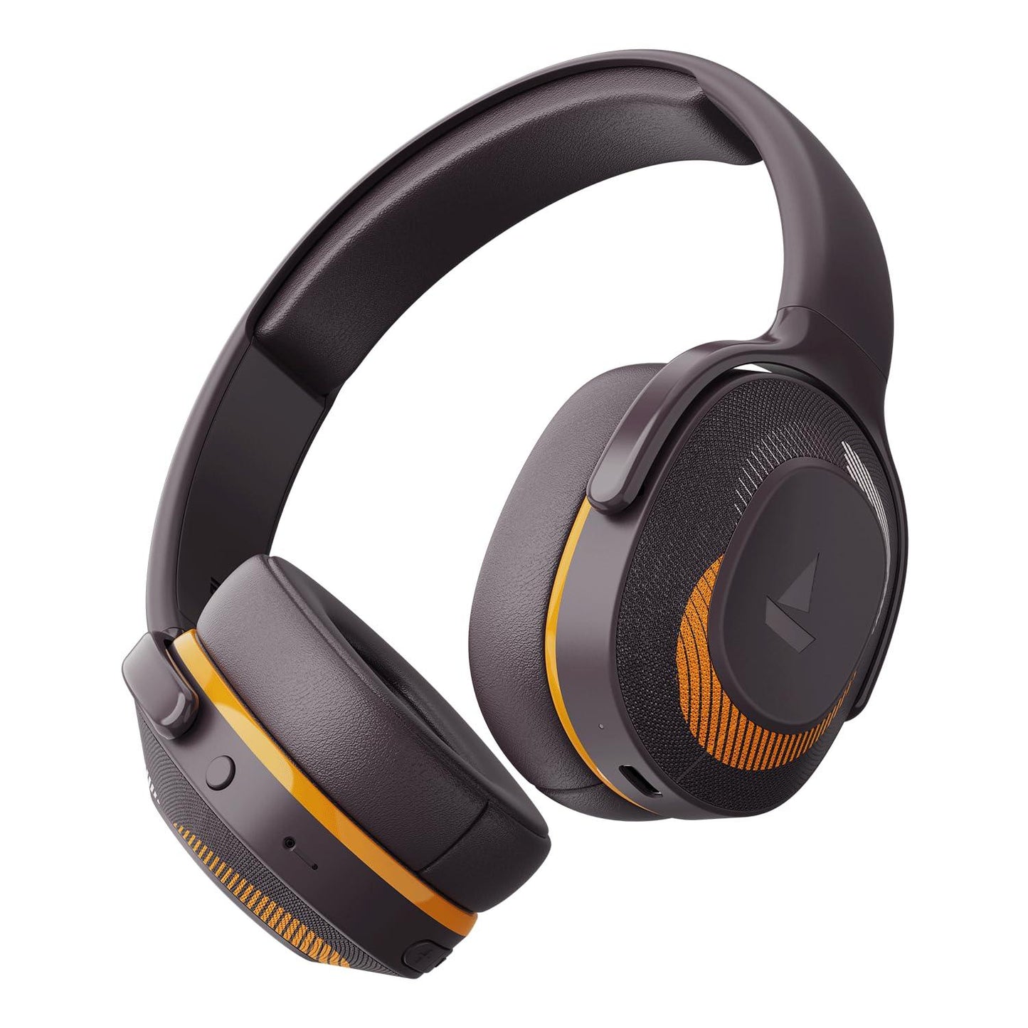 boAt Rockerz 425 Bluetooth Wireless Over Ear Headphones with Mic Signature Sound, Beast Mode for Gaming, Enx Tech, ASAP Charge, 25H Playtime, Bluetooth V5.2 (Active Black) - Nalanda Enterprises
