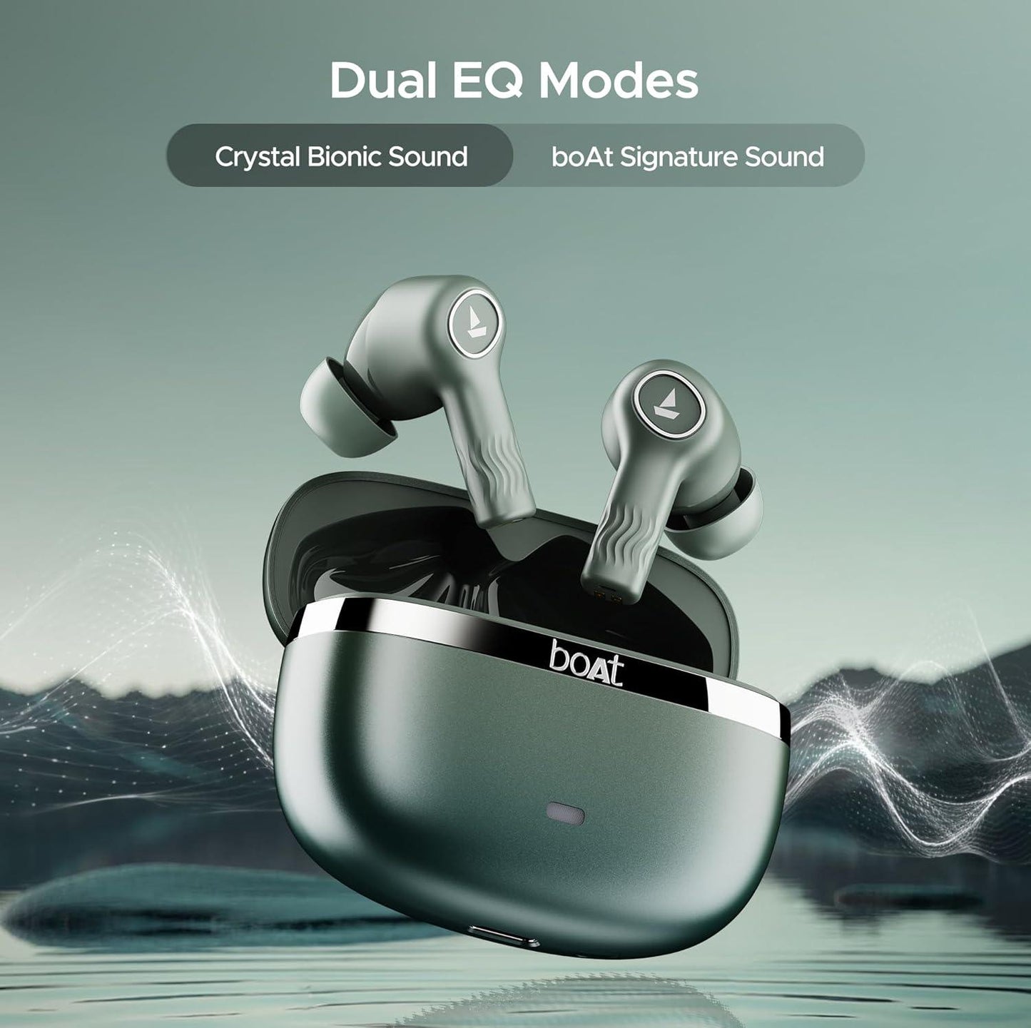 boAt Nirvana Ion ANC Pro Truly Wireless in Ear Ear Buds w/Hi-Res Audio w/LDAC, Upto 32 dB ANC, 120 Hrs Playback, Crystal Bionic Sound Powered by HiFi, ENx Tech, Hearables App(Blazing Comet) - Nalanda Enterprises