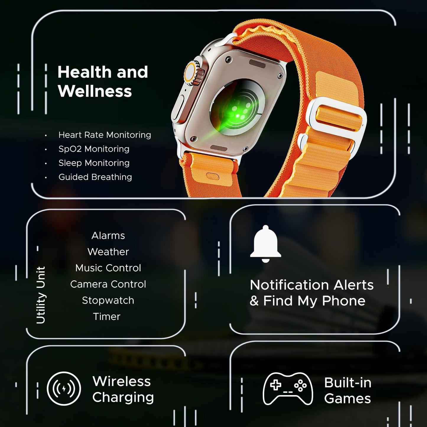 boAt Wave Glory Smart Watch - Nalanda Enterprises