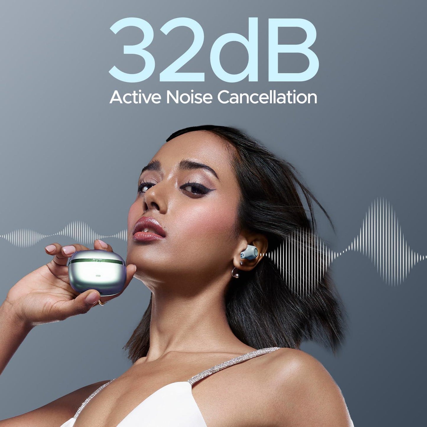 boAt Nirvana Ion ANC Pro Truly Wireless in Ear Ear Buds w/Hi-Res Audio w/LDAC, Upto 32 dB ANC, 120 Hrs Playback, Crystal Bionic Sound Powered by HiFi, ENx Tech, Hearables App(Blazing Comet) - Nalanda Enterprises