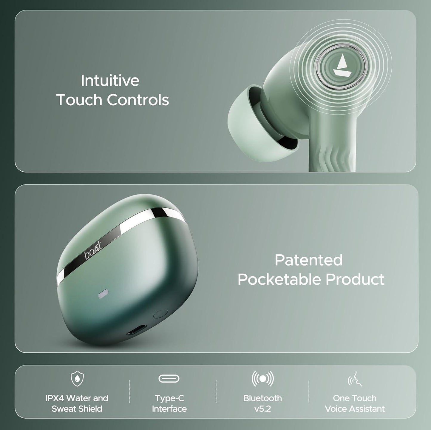boAt Nirvana Ion ANC Pro Truly Wireless in Ear Ear Buds w/Hi-Res Audio w/LDAC, Upto 32 dB ANC, 120 Hrs Playback, Crystal Bionic Sound Powered by HiFi, ENx Tech, Hearables App(Blazing Comet) - Nalanda Enterprises