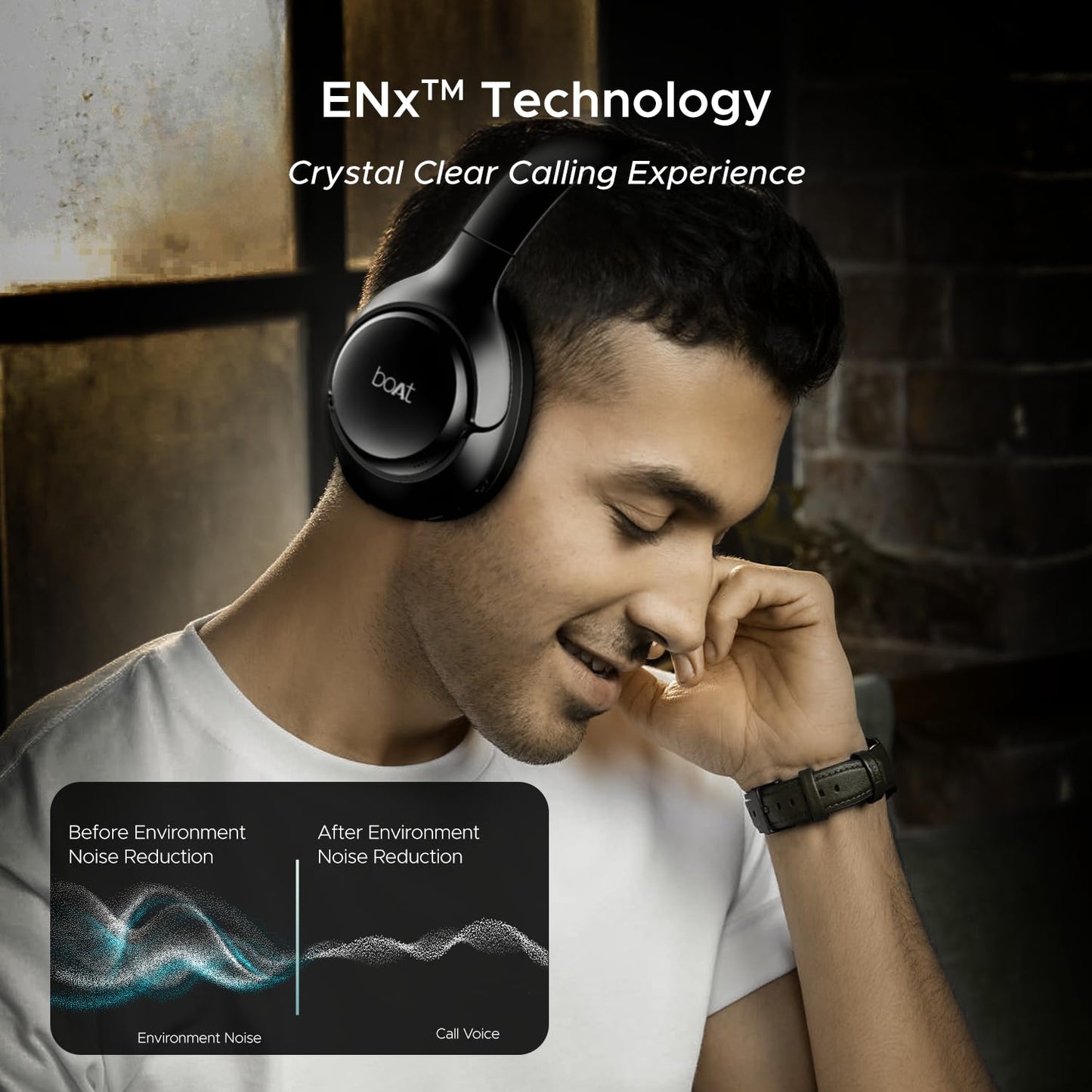 boAt New Launch Rockerz 551 ANC Pro, 42dB Hybrid Adaptive ANC, App Support, 72Hrs Battery, 40mm Titanium Drivers,ENx Tech,Foldable Cups Bluetooth Over Ear Headphones with Mic (Cosmic Black)