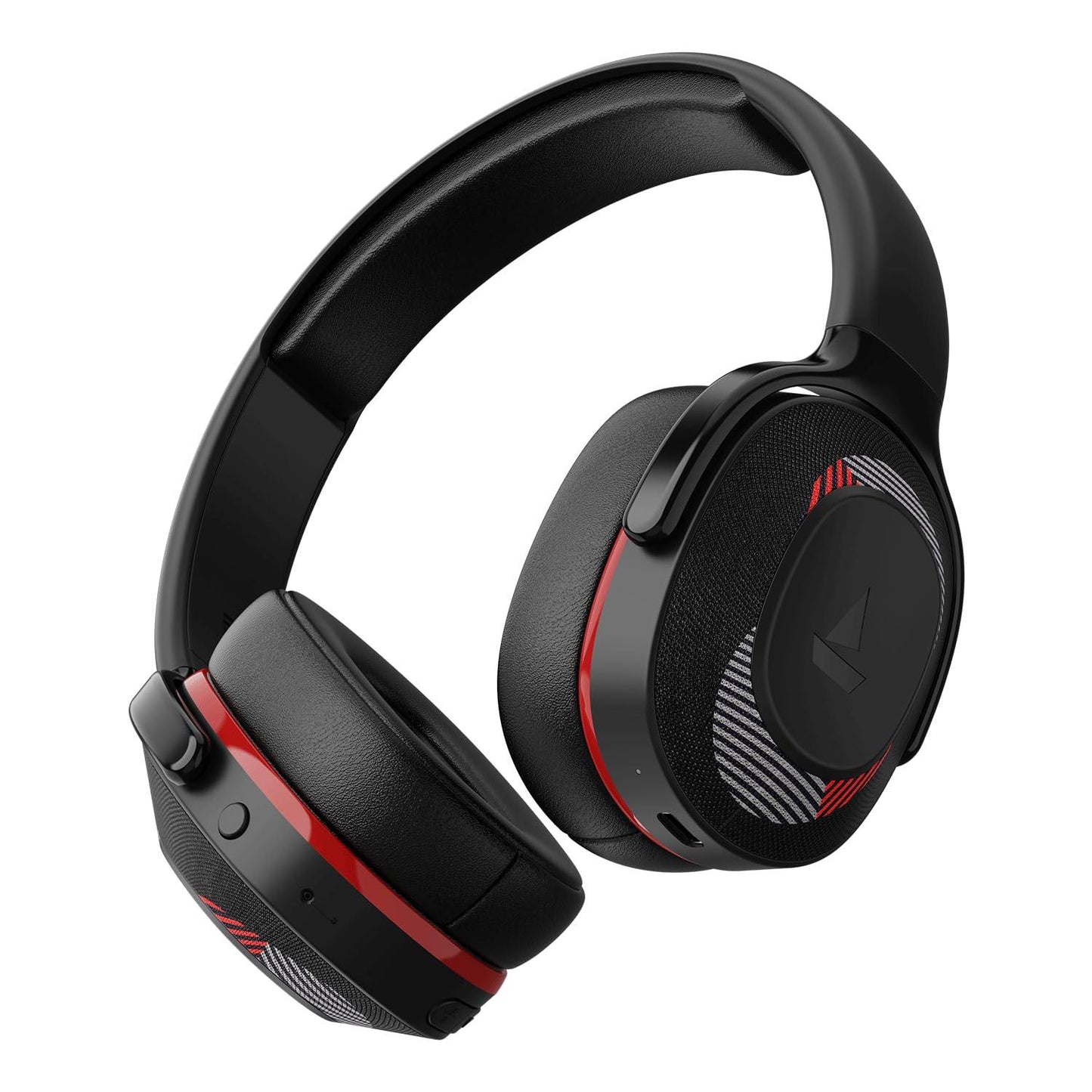 boAt Rockerz 425 Bluetooth Wireless Over Ear Headphones with Mic Signature Sound, Beast Mode for Gaming, Enx Tech, ASAP Charge, 25H Playtime, Bluetooth V5.2 (Active Black) - Nalanda Enterprises