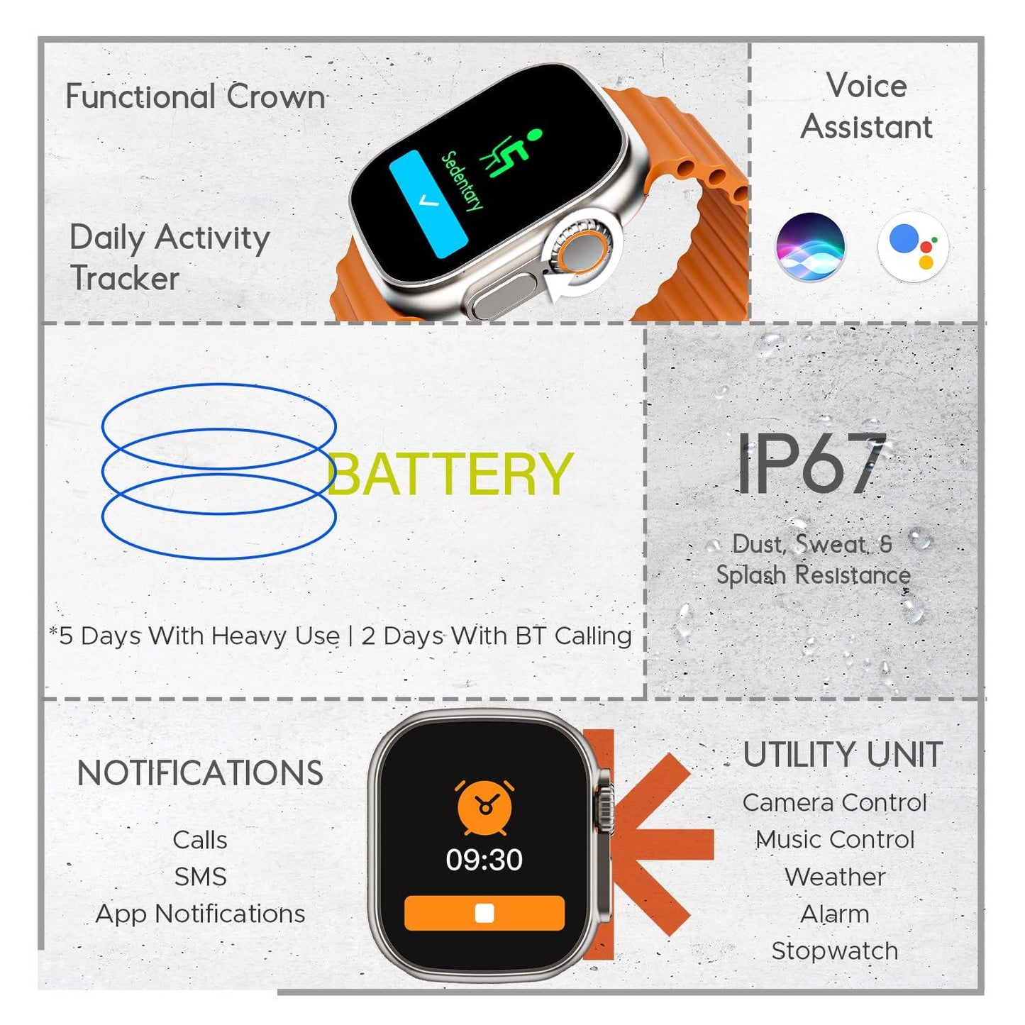 boAt Wave Glory Smart Watch - Nalanda Enterprises