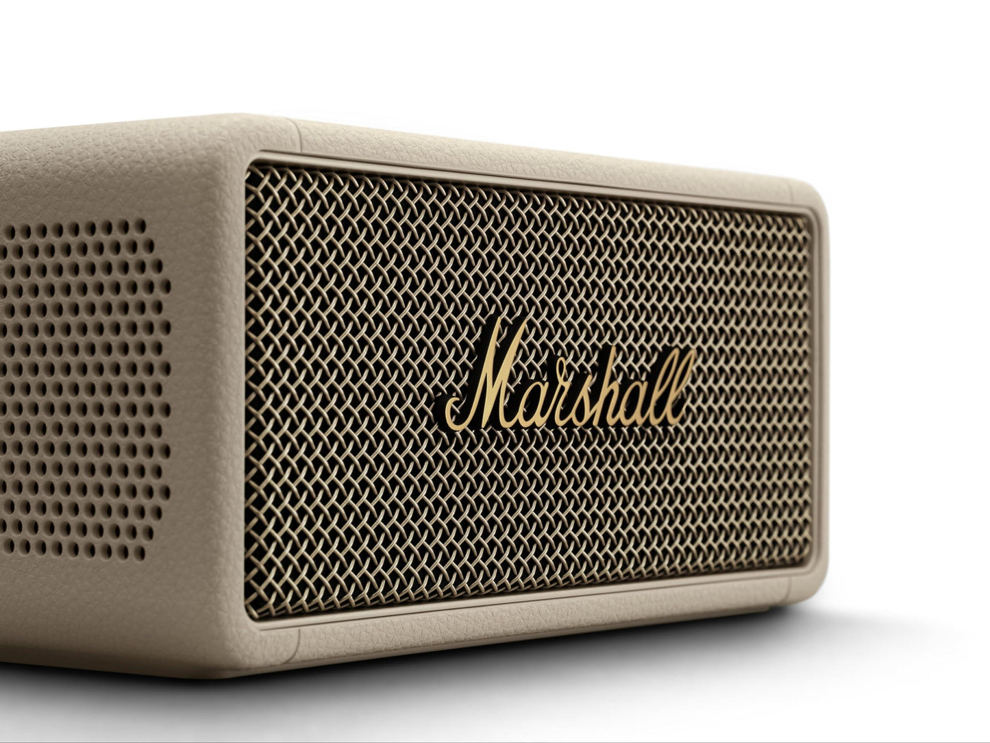 Marshall Middleton Portable Bluetooth Speaker with 20+ Hours of Portable Playtime, 360° Sound, Dust & Waterproof (IP67) - Cream - Nalanda Enterprises