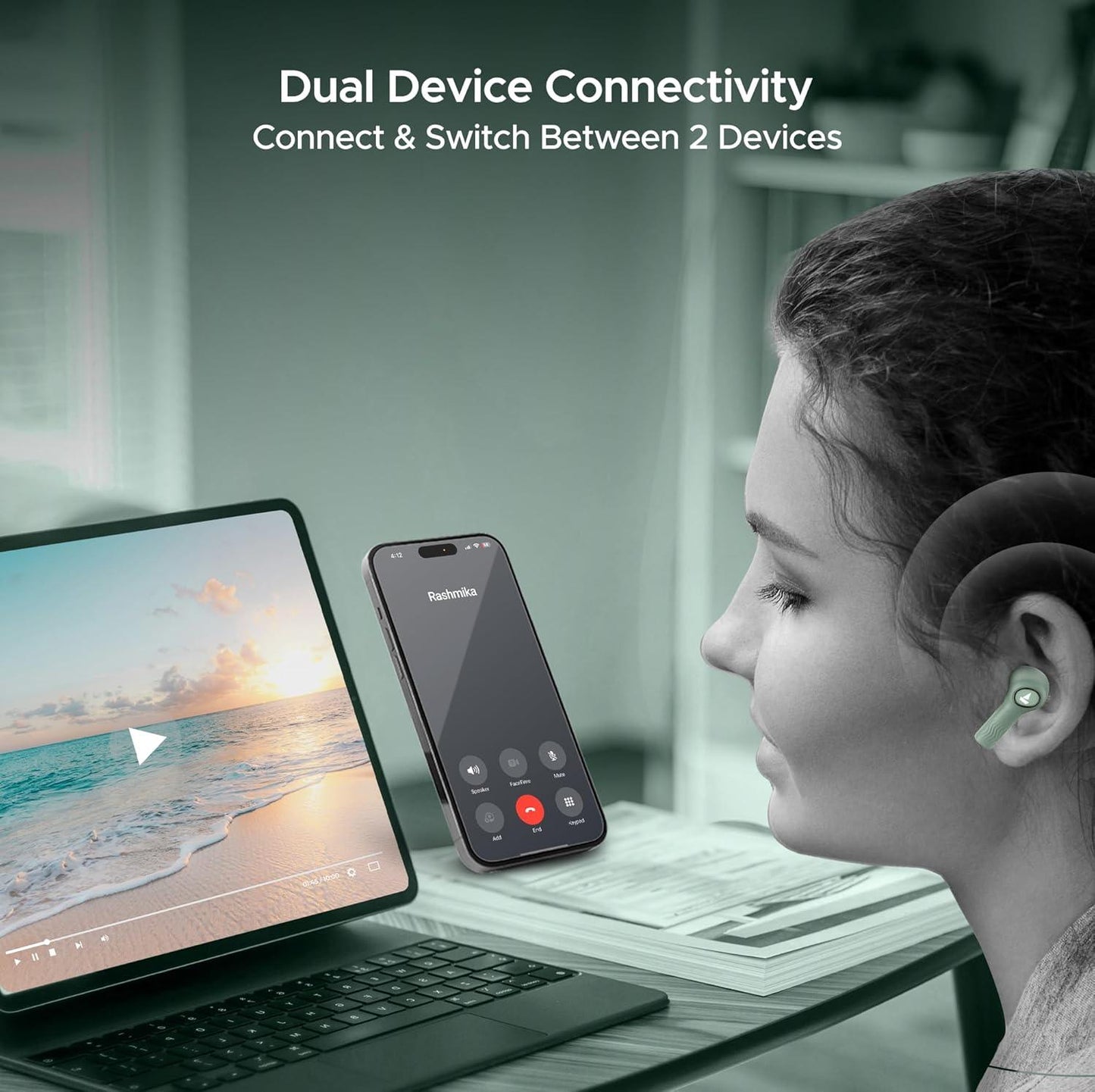 boAt Nirvana Ion ANC Pro Truly Wireless in Ear Ear Buds w/Hi-Res Audio w/LDAC, Upto 32 dB ANC, 120 Hrs Playback, Crystal Bionic Sound Powered by HiFi, ENx Tech, Hearables App(Blazing Comet) - Nalanda Enterprises