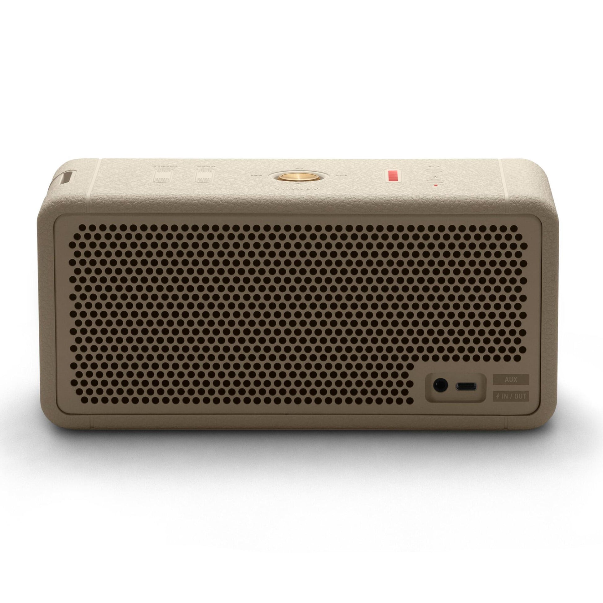 Marshall Middleton Portable Bluetooth Speaker with 20+ Hours of Portable Playtime, 360° Sound, Dust & Waterproof (IP67) - Cream - Nalanda Enterprises