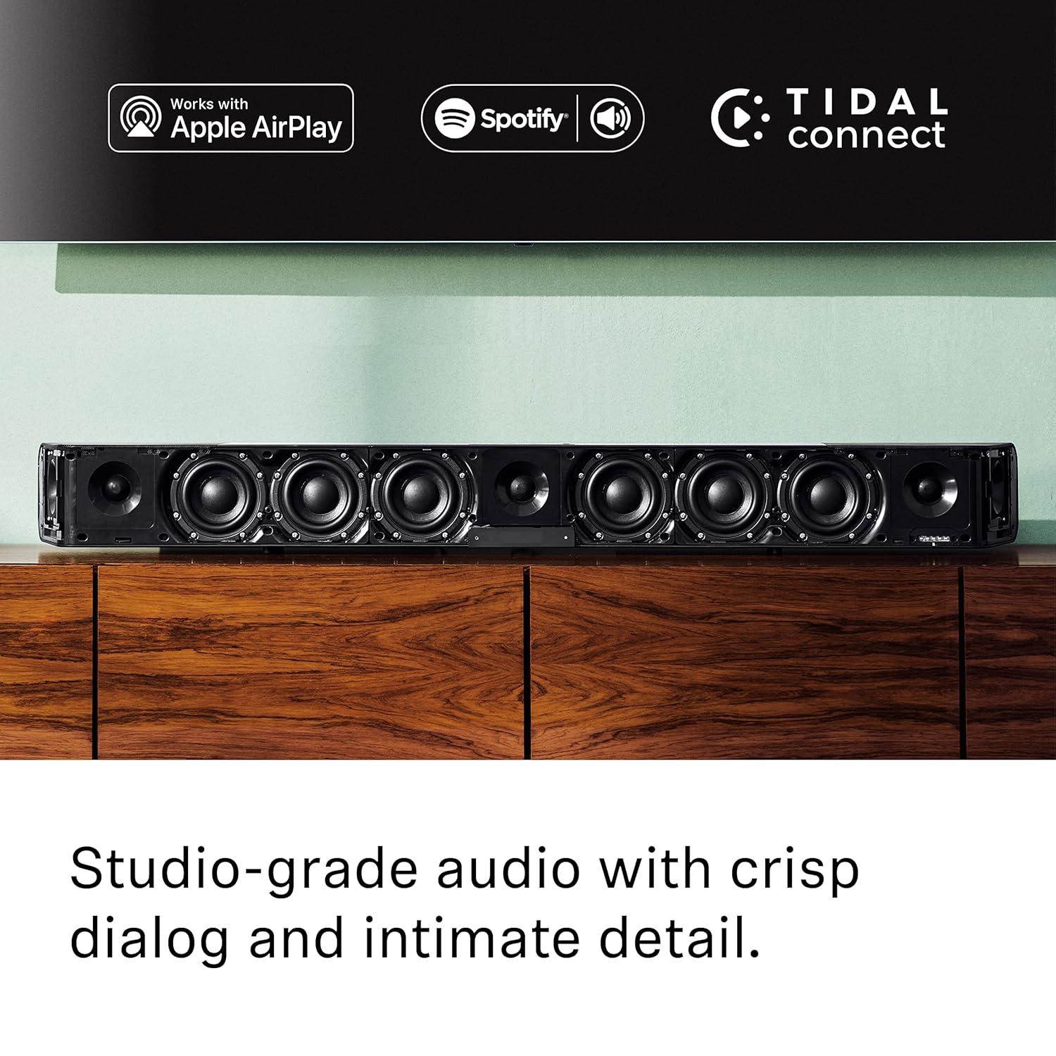 Sennheiser AMBEO Soundbar Max - 500 Watts Sound Bar for TV with Built in Subwoofer (13 Speakers) - 5.1.4 Channel with Dolby Atmos & Alexa Built-in, Designed in Germany, 2 Yr Warranty SB01-EU - Nalanda Enterprises